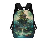 sinyumoney Japan Fantasy 013 School Backpack Work Laptop Backpack Rucksack Bag for Teenage Girls Boys Women Men 17inch