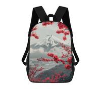 sinyumoney Japan Theme Poster Temple School Backpack Fashion Stationery Backpack Waterproof Casual Daypacks for Teenage Girls Boys Women Men 17inch
