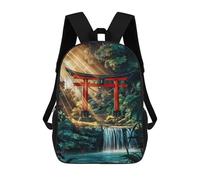 sinyumoney Japan Torii Gate Beautiful Backpack School Bag Water Resistant Travel Backpack Computer Bag for Girls Boys Teenage 17inch