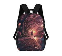 sinyumoney Japanese Anime Girl Walk Backpack School Bag Water Resistant School Bag Business Backpack - Perfect for Travel, Work And Daily Use 17inch