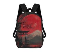 sinyumoney Japanese Cherry Blossoms School Backpack Large Water Resistant Laptop Backpack for Men, Women & Teenage Boys 17inch