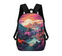 sinyumoney Japanese Fantasy 04 Backpack School Business Durable Laptop Bag for Camping Outdoor Adventures And Daily Travel 17inch