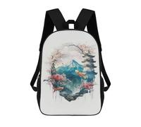 sinyumoney Japanese Iconic 4 School Backpack Large Water Resistant Laptop Backpack for Girls Boys Teenage 17inch