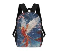 sinyumoney Japanese Phoenix Backpack School Bag Large School Backpack for Boys for Teenage Girls Boys Women Men 17inch