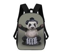 sinyumoney Japanese Sumo Giant Panda Backpacks Children's Backpacks School Bag 3D Printed Children's School Backpack Fashion Travel Backpacks for Kids Elementary Middle School 17inch
