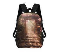 sinyumoney Japanese Torii Gate Shrine School Bags Business Laptop Rucksack Bag Unisex Casual Daypack for Camping Outdoor Adventures And Daily Travel 17inch