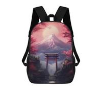 sinyumoney Japanese Torri Gate Backpack School Large Water Resistant Laptop Backpack for Teenage Girls Boys Women Men 17inch