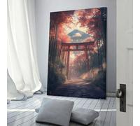 sinyumoney Japanese Zen Garden Pathway Paintings for Bedrooms Prints for Special Occasions Canvas Art 16x24inch(40x60cm)