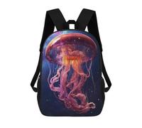 sinyumoney Jellyfish Backpack School Bag Backpack For Girls Boys Backpacks Large Capacity Kids Backpack Lightweight School Bags For Kids Students 17inch