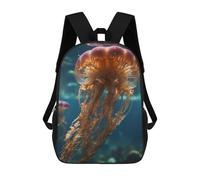 sinyumoney Jellyfish Underwater Kids Backpack, School Bag for Boys And Teenager, Gifts Travel Backpack Schoolbag Backpack Bookbag 17inch
