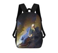 sinyumoney Jeremiah Lamenting Backpack School Business Durable Laptop Bag for Camping Outdoor Adventures And Daily Travel 17inch