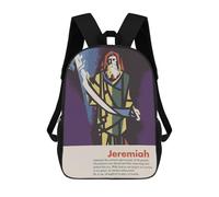 sinyumoney Jeremiah Rucksacks 3D Printed Children Backpacks Fashion Casual Daypack Cute Travel Bags Outdoor Casual Daypack for Boy And Girl 17inch