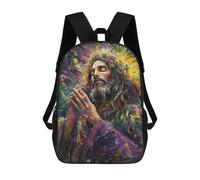 sinyumoney Jesus Prayer School Backpack Lightweight Airport College Students Back Pack for Teenage Girls Boys Women Men 17inch