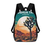 sinyumoney Joshua Tree School Backpack for Girls Backpack Water Repellent Casual Daypack Lightweight Rucksack Boy Girl School Backpack 17inch