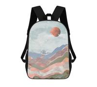 sinyumoney Journey to The Clouds School Bags Lightweight Airport College Students Back Pack for Camping Outdoor Adventures And Daily Travel 17inch