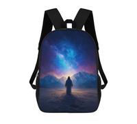 sinyumoney Journey to The Stars School Backpack Water Resistant School Bag Business Backpack for Men/Women 17inch