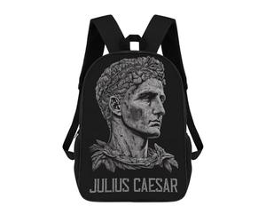 sinyumoney Julius Caesar Rucksack Lightweight Casual Daypack School Backpacks for Campus Outdoor Travel Sports 17inch