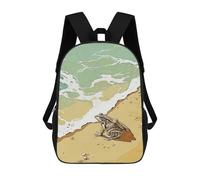 sinyumoney Jump Into The Sea School Backpack for Girls Backpack Water Repellent Casual Daypack Lightweight Rucksack Boy Girl School Backpack 17inch