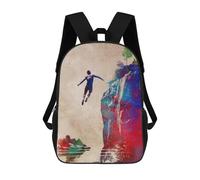 sinyumoney Jumping to The Water School Backpack Large Water Resistant Laptop Backpack for Boys/Girls/Teenagers 17inch
