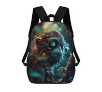 sinyumoney Jungle Guardian Backpack School Water Resistant Computer Rucksack for Men/Women 17inch