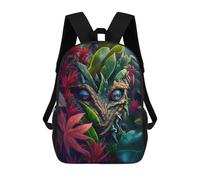 sinyumoney Jungle Guardian Mythical Creature -1 3D Printed Children's School Backpack for Kids Travel Rucksacks Book Bags Kids School Bag 17inch
