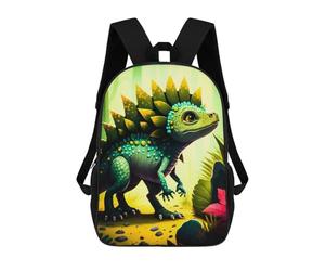sinyumoney Jungle Lizard Adventure Rucksack Fashion Stationery Backpack Waterproof Casual Daypacks for Teenage Girls Boys Women Men 17inch