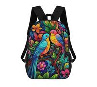 sinyumoney Just A Pair of Old Birds Kids Backpack, Kids School Bag 3D Printed School Backpacks for Boys And Teenager School Students 17inch