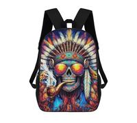 sinyumoney Kaleidoscopic Wisdom School Backpack Lightweight Casual Daypack School Backpacks for Boys/Girls/Teenagers 17inch