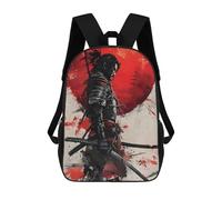 sinyumoney Katana Japan School Backpack Daypacks Business Backpack Water Resistant Bookbag for Men/Women 17inch