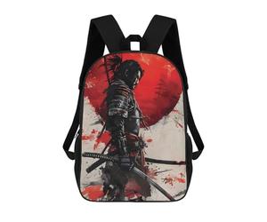 sinyumoney Katana Japan School Backpack Daypacks Business Backpack Water Resistant Bookbag for Men/Women 17inch