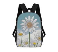 sinyumoney Keep Smiling Daisies Ronaldo Backpack, Children's Backpack, Student School Bag, Book Bag, 3D Printed School Bag For Boys And Girls, 17inch