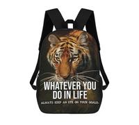 sinyumoney Keep Your Eye On Your Goal Backpack School Bag Large Lightweight Casual Backpack for Campus Outdoor Travel Sports 17inch