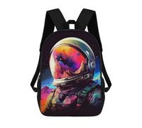 sinyumoney Kids 17inch Backpacks Look Beyond Backpack 3D Printed School Bag Fashion Bag Travel Backpacks School Bags for in School Or Travel