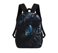 sinyumoney Kids 17inch Backpacks Predator Dragons Blue Eye Backpack 3D Printed School Bag Fashion Bag Travel Backpacks School Bags for in School Or Travel
