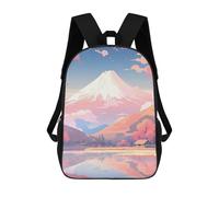 sinyumoney Kids 17inch Backpacks Spring Mountain Breezes Backpack 3D Printed School Bag Fashion Bag Travel Backpacks School Bags for in School Or Travel