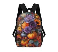 sinyumoney Kids 17inch School Backpack 3D Printed Autumn Harvest Bouquet-1 Backpack Rucksack Sports Backpacks For Boys And Girls Fashion Knapsack
