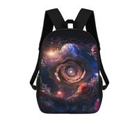 sinyumoney Kids 17inch School Backpack 3D Printed Cosmic Rose Fantasy Artwork Backpack Rucksack Sports Backpacks For Boys And Girls Fashion Knapsack