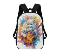 sinyumoney Kids 17inch School Backpack 3D Printed Cute Travel Bags Cute Persian Cat Children Backpacks Outdoor Casual Daypack Backpacks for Girls Women