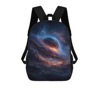 sinyumoney Kids 17inch School Backpack 3D Printed Cute Travel Bags Galactic Ring Nebula Children Backpacks Outdoor Casual Daypack Backpacks for Girls Women