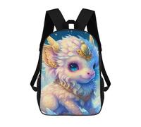 sinyumoney Kids 17inch School Backpack 3D Printed Fantasy Cute Baby Dragon-2 Backpack Rucksack Sports Backpacks For Boys And Girls Fashion Knapsack