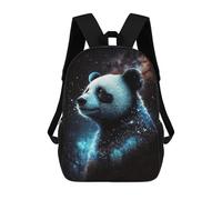sinyumoney Kids 17inch School Backpack 3D Printed Galactic Panda Art Print-2 Backpack Rucksack Sports Backpacks For Boys And Girls Fashion Knapsack