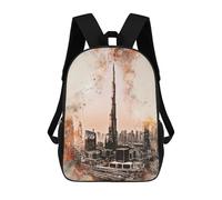 sinyumoney Kids 17inch School Bag B6729b27800dba49e1a1711c9bd7c43a Children's School Backpack School Bookbag Fashion Casual Travel Rucksacks 3D Printed Funny Cool Book Bags
