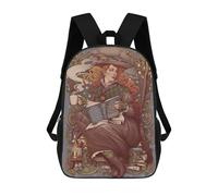 sinyumoney Kids Backpacks 3D Printed Folk Wicces Gonna Witch, Design by Medusa Dollmaker in ... School Bags Kids Boys Girls Travel Backpacks Book Bags for in School Or Travel 17inch