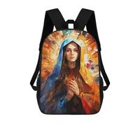 sinyumoney Kids Backpacks 3D Printed The High Priestess - Spectrum Tarot Series School Bags Kids Boys Girls Travel Backpacks Book Bags for in School Or Travel 17inch