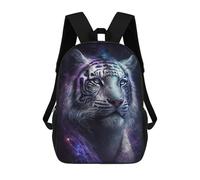 sinyumoney Kids Backpacks Backpack School Backpack Children School Bag Travel Rucksacks Book Bags 3D Printed Cosmic Tiger Portrait-5 Backpack for Kids Boys And Girls 17inch