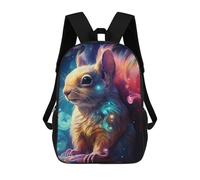 sinyumoney Kids Backpacks Backpack School Backpack Children School Bag Travel Rucksacks Book Bags 3D Printed Magical Squirrel in Space Backpack for Kids Boys And Girls 17inch