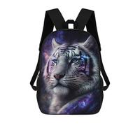 sinyumoney Kids Backpacks Backpack School Backpack Children School Bag Travel Rucksacks Book Bags 3D Printed Galactic Tiger Portrait -11 Backpack for Kids Boys And Girls 17inch