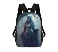 sinyumoney Kids Backpacks Backpack School Backpack Children School Bag Travel Rucksacks Book Bags 3D Printed Dark Forest Mystic Backpack for Kids Boys And Girls 17inch