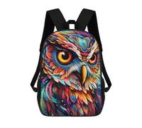 sinyumoney Kids Backpacks Backpack School Backpack Children School Bag Travel Rucksacks Book Bags 3D Printed Colorful Owl Illustration-5 Backpack for Kids Boys And Girls 17inch