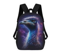 sinyumoney Kids Backpacks Backpack School Backpack Children School Bag Travel Rucksacks Book Bags 3D Printed Cosmic Emu Portrait-20 Backpack for Kids Boys And Girls 17inch